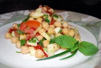 chick peas (garbanzo) salad